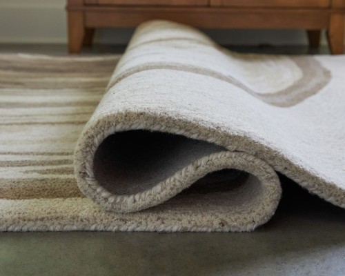 Rizwana - Ivory / Brown / Gray - Medium Rug