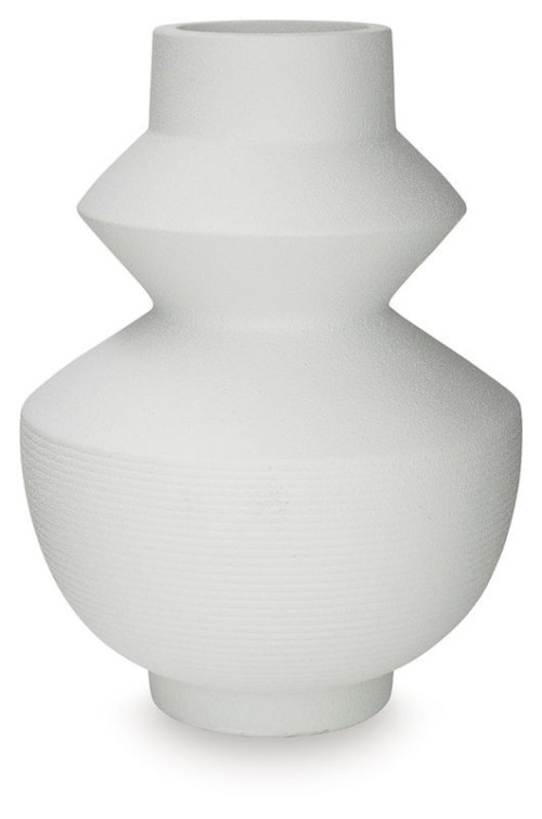 Naveen - White - Vase - 18"