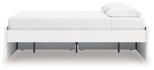 Onita - White - King Platform Bed With 2 Side Storage