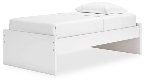 Onita - White - Queen Platform Bed With 2 Side Storage