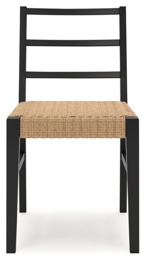 Isanti - Light Brown / Black - Dining Room Side Chair (Set of 2)
