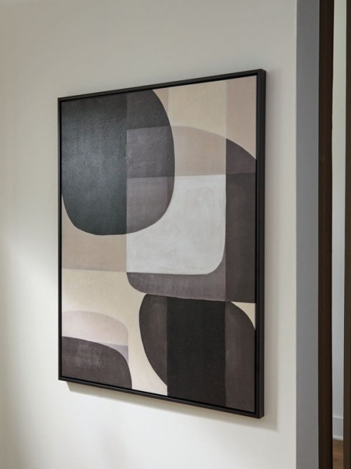 Kesleigh - Black / White - Wall Art