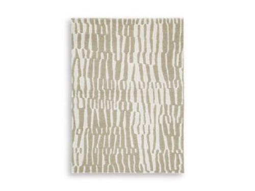 Corrbell - Beige / White - Medium Rug