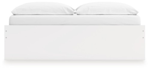 Onita - White - King Platform Bed With 2 Side Storage