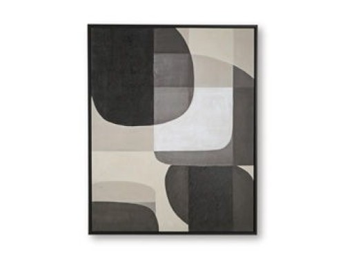Kesleigh - Black / White - Wall Art
