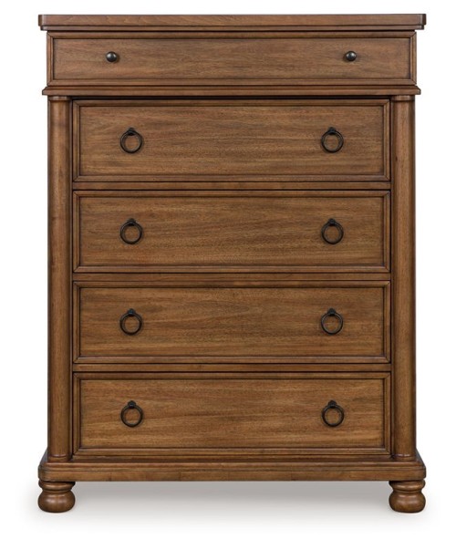 Rowlenstown - Antique White - Five Drawer Chest