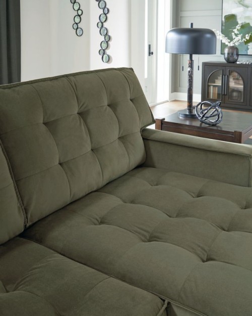 Caspian-Town - Olive - 2-Piece Sectional With LAF Corner Chaise