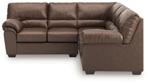 WillowBend - Umber - 3-Piece Sectional With RAF Sofa With Corner Wedge