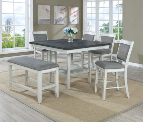 Fulton - 5 Piece Dining Room Set - Chalk White