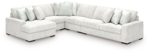 Stupendous - Alloy - 5-Piece Sectional With LAF Corner Chaise