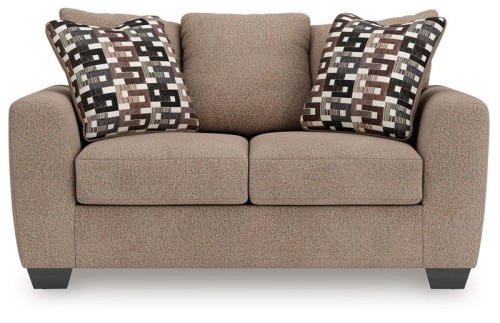 Triston-Peaks - Suede - Loveseat