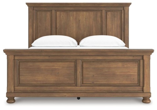Feddinger - Medium Brown - King Panel Bed
