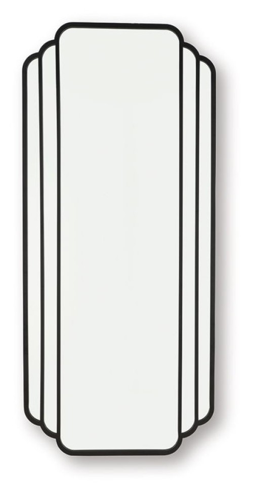Antigone - Black - Floor Mirror