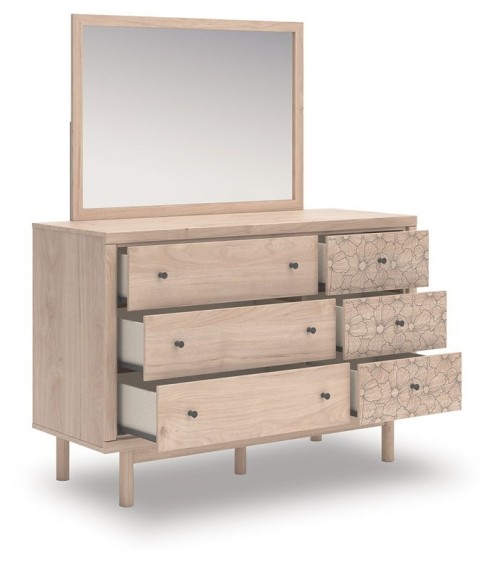 Arloster - Tan - Six Drawer Dresser