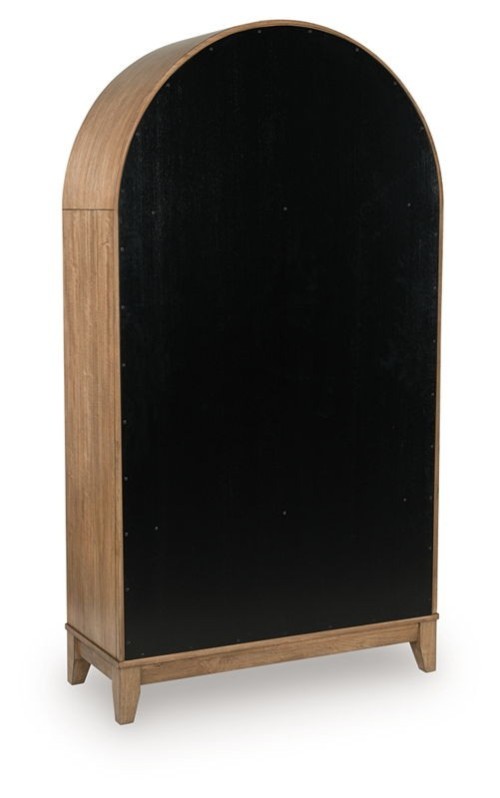 Dagandale - Natural / Black - Accent Cabinet