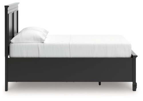 Lanolee - Black - Queen Panel Storage Bed