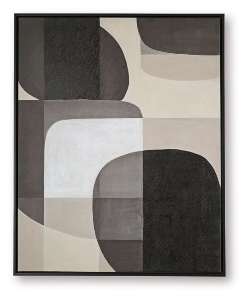 Kesleigh - Black / White - Wall Art