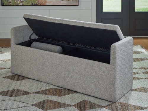 Galliden - Beige - Large Upholstered Dining Room Bench