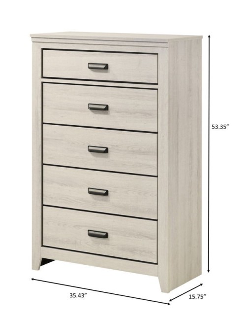 Carter - Full 4 Piece Bedroom Set - Brown