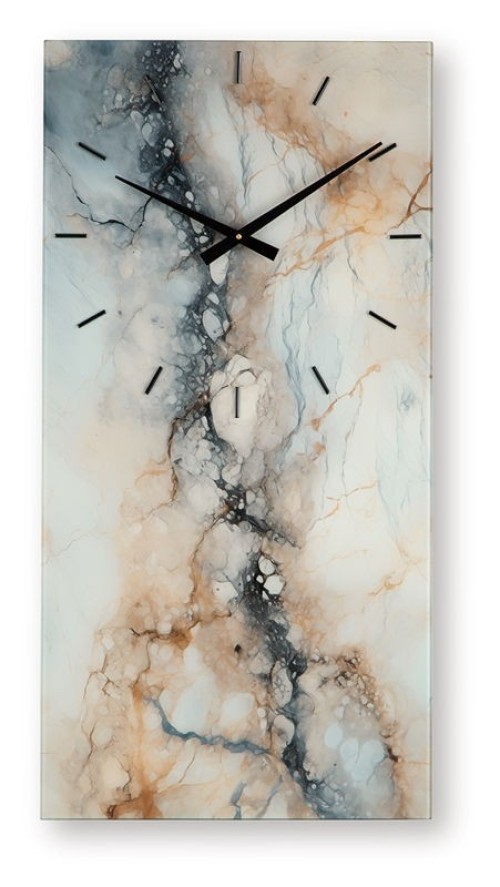 Teague - Black / Gold Finish - Wall Clock