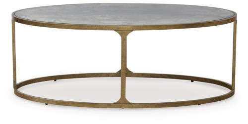 Korajane - Antique Gold - Round End Table