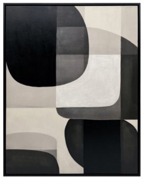 Kesleigh - Black / White - Wall Art