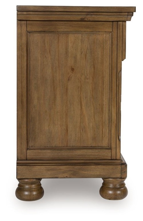 Feddinger - Medium Brown - Two Drawer Night Stand