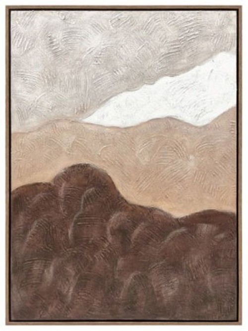 Fanthorne - Tan / Brown / White - Wall Art