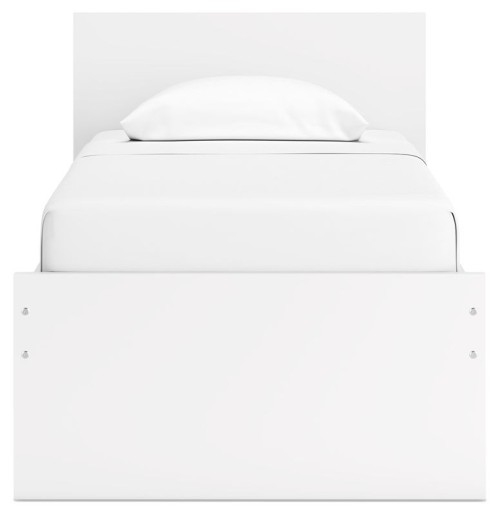 Onita - White - Queen Panel Platform Bed With 2 Side Storage