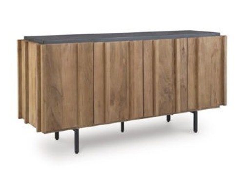 Quintavious - Brown / Charcoal - Accent Cabinet