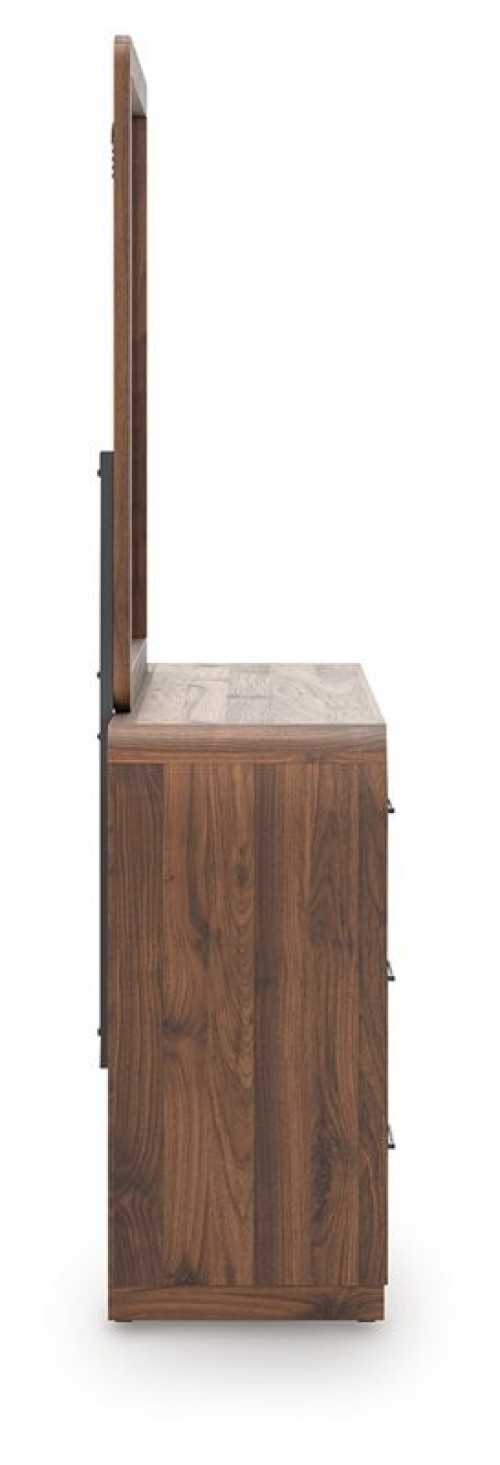 Fortlorn - Dresser And Mirror - Walnut Brown