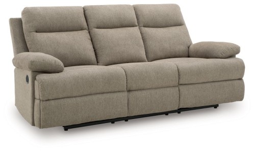 Side-Swipe - Mocha - Reclining Sofa With Drop Down Table