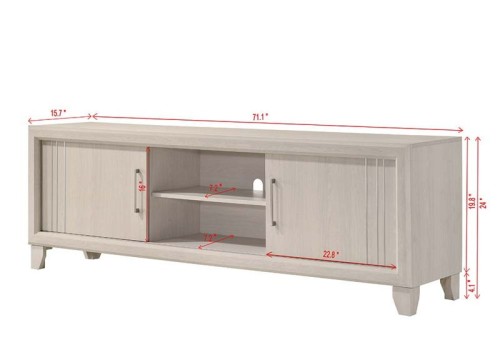 Charlie - TV Stand - Charcoal