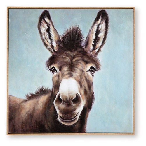 Landerton - Brown / Blue / White - Wall Art