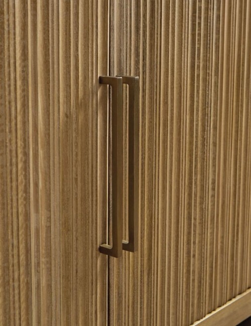 Niam - Light Antique Beige - Accent Cabinet