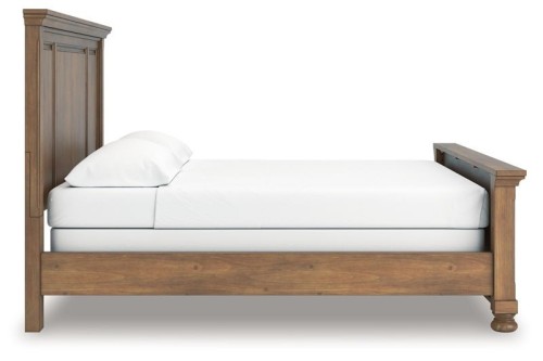 Feddinger - Medium Brown - King Panel Bed