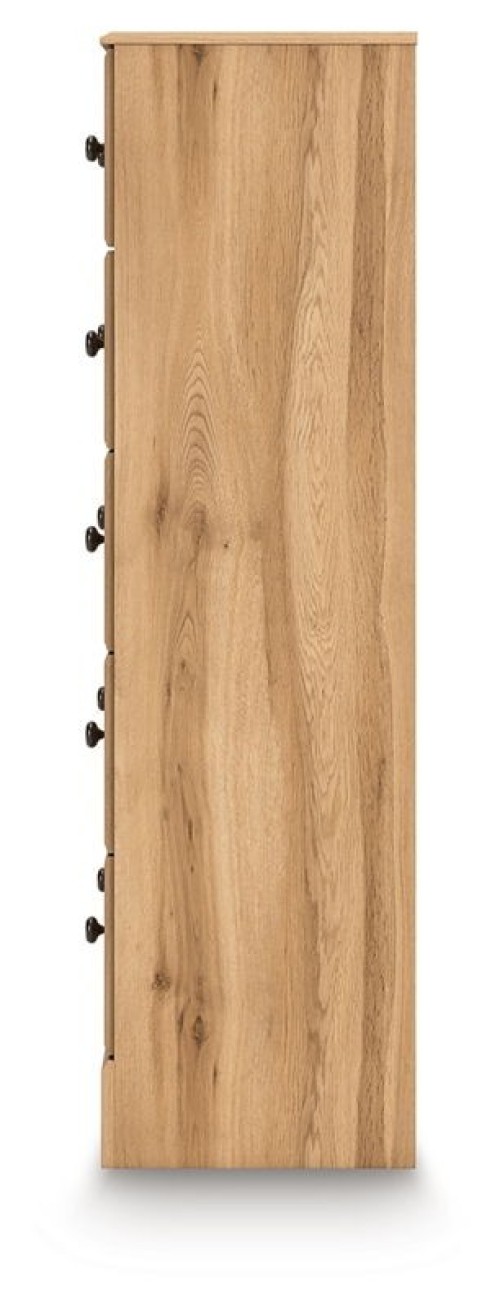 Aleaport - Warm Brown - Five Drawer Chest