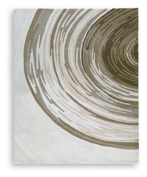 Rizwana - Ivory / Brown / Gray - Medium Rug