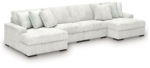 Stupendous - Alloy - 5-Piece Sectional With LAF Corner Chaise