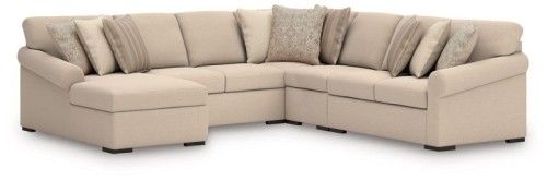 LadyMae - Twill - 2-Piece Sectional With LAF Corner Chaise