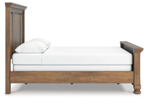Feddinger - Medium Brown - King Panel Bed