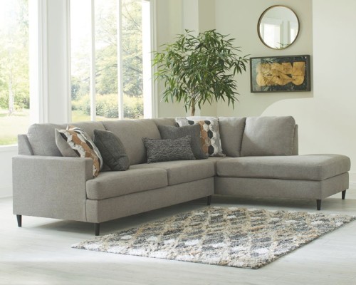 Santasia - Granite - Right Arm Facing Corner Chaise 2 Pc Sectional