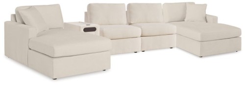 Modmax - Oyster - 6-Piece Sectional With Laf Corner Chair And Raf Corner Chair