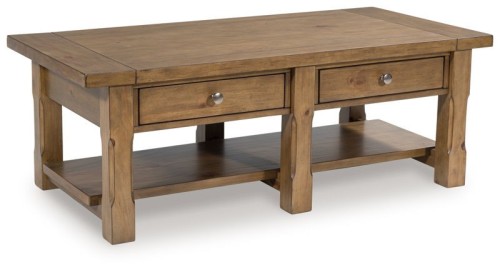 Vandenmore - Medium Brown - Rectangular End Table