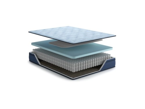 Peak 2.0 12 Hybrid - Light Blue - Twin Mattress