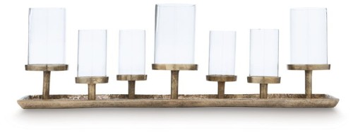 Wallmond - Antique Brass Finish - Candle Holder