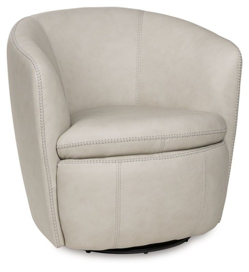 Kierreys - Bone - Swivel Accent Chair