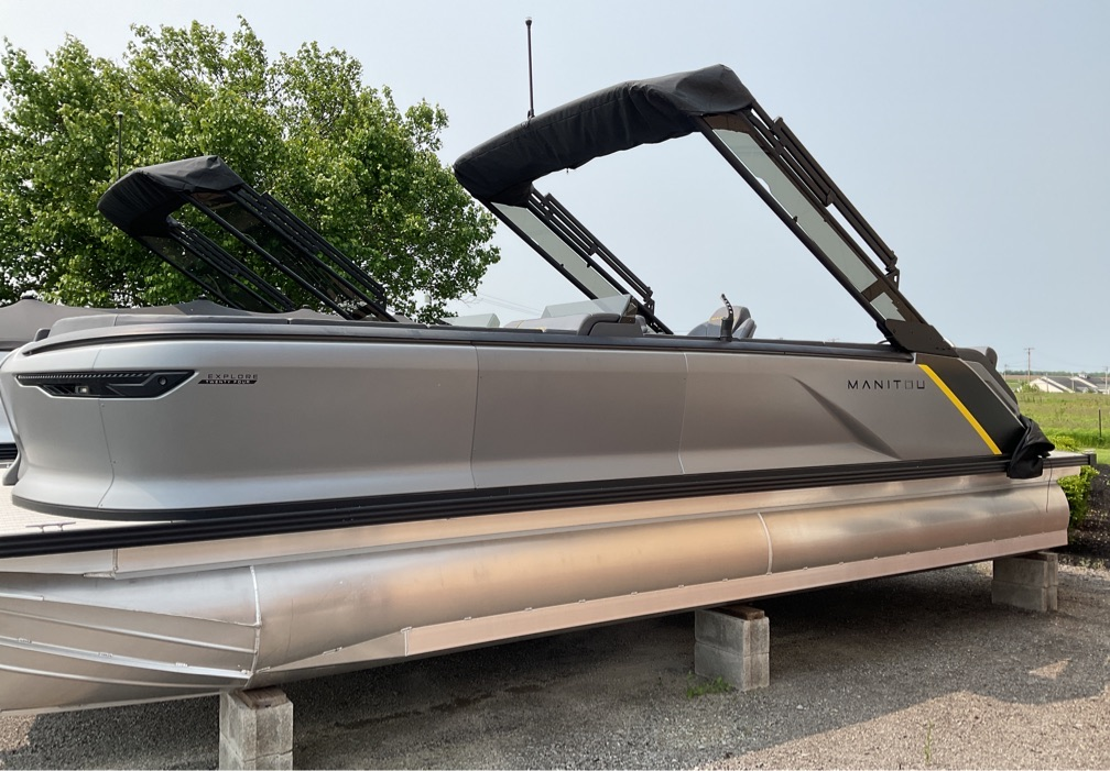 Manitou - 2025 Explore Navigator 24 Trifold SHP575 | Marine Blue