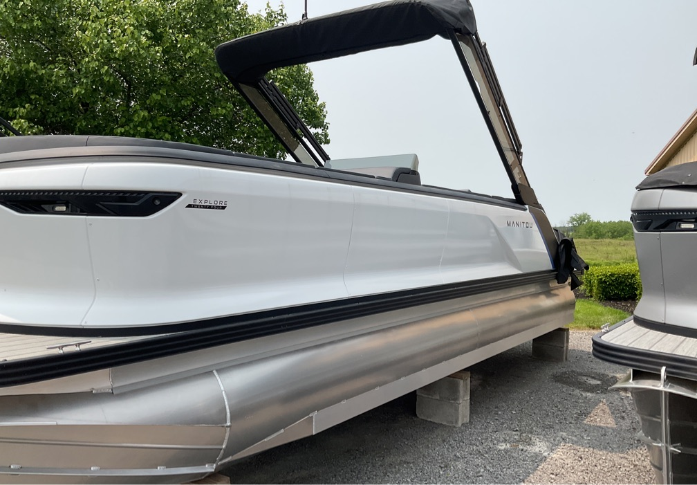 Manitou - 2025 Explore 24' Switchback 575 Tri-Toon | Marine Blue