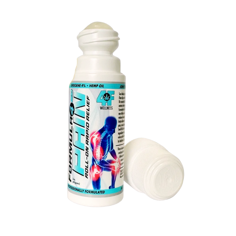 4F Wellness - Roll On for Pain – CBD Pain Relief Cream